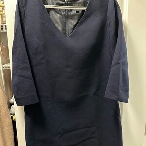 J. Crew Navy Long Sleeve Dress